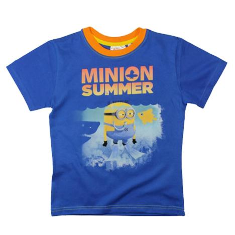 Minion Summer Navy Short Sleeved T-Shirt £5.99